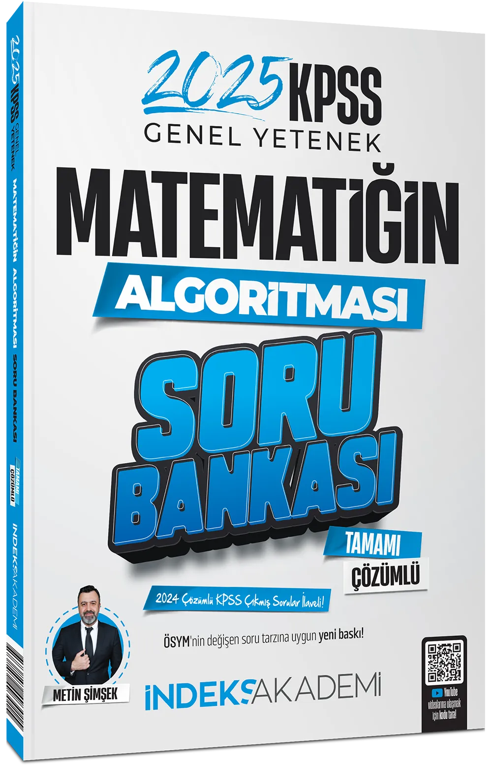 İndeks Akademi 2025 KPSS Matematik Matematiğin Algoritması Soru Bankası Çözümlü - Metin Şimşek İndeks Akademi Yayıncılık