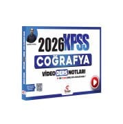 2026 KPSS COĞRAFYA VİDEO DERS NOTU