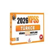 2026 KPSS TÜRKÇE VİDEO DERS NOTU